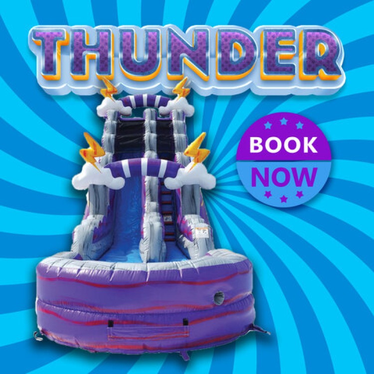 Purple Thunder 19ft Water Slide Purple Thunder 19ft Water Slide