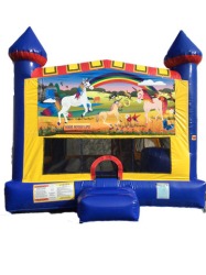 Unicorn 4 n 1 Combo Bounce House
