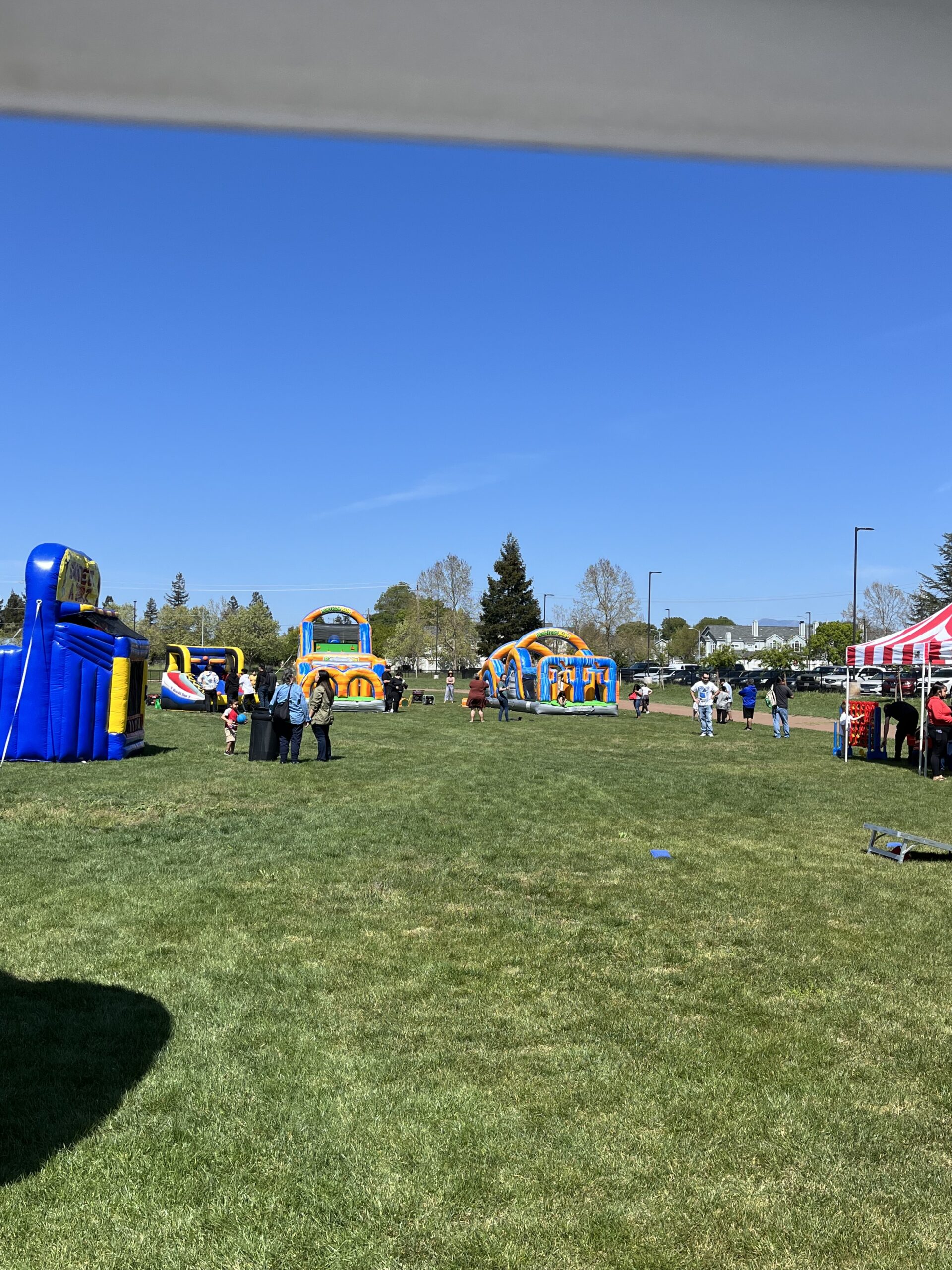 Jumpin' Jacks inflatable rentals for a school event in Sonoma County